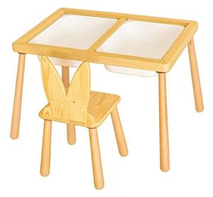Woody Fashion Dječji stol set Table and Chair - White
