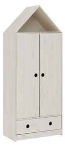 Ormar Ruvfiva 119, Bijela, 180x75x40cm, Vrata ormari: Klasična vrata,Bor