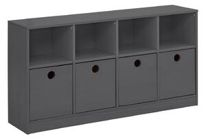 Komoda Ruvfiva 118, Siva, 65x125x30cm, Bor