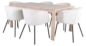 Blagovaonski set Dallas 2955, 75x95cm, Hrast