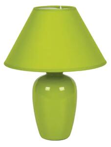 KERAMIČNA STOLNA LAMPA/E14/MAX 35W/OVALNA/SVJETLOZELENA/MONOCHROME VK/1305/G
