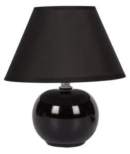 KERAMIČNA STOLNA LAMPA/E14/MAX 35W/BALL/CRNA/MONOCHROME VK/1297/J