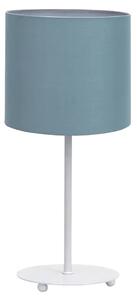 METALNA STOLNA LAMPA S PLAVIM SJENILOM/E27/MAX 42W/395MM VK/03215/167
