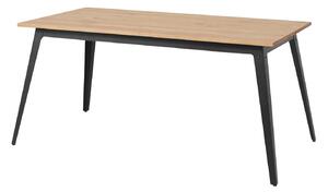 Stol Denton 983, Crna, Svijetlo drvo, 75x80cm