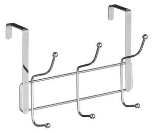 Metalna vješalica za vrata u srebrnoj boji 11 cm Chrome – Premier Housewares