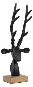 Metalni kipić (visina 34 cm) Reindeer Head – PT LIVING