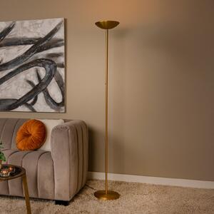Lucide ZENITH LED podna lampa, zlatne boje, visina 180 cm, metal, dimabilna, prigušiva, Zlato / mjed, Dnevni boravak/blagovaonica, Metal