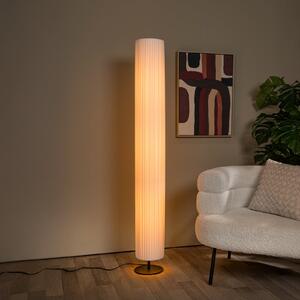 Lucide Sklopiva podna lampa, visina 160 cm, bijela, tkanina, 2 x E27, Bijela, Dnevni boravak/blagovaonica, Tkanina / tekstil
