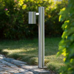 Lucide ARNE vanjska lampa, kromirane boje, s jednim žaruljom. Visina 50 cm, IP44, GU10, Krom, Metal