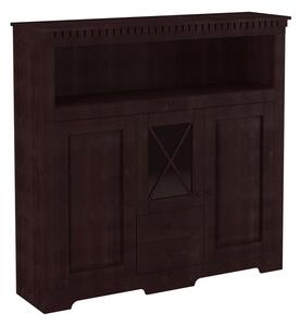 Komoda Cavfelo 107, Havana hrast, 125x130x35cm, Bor