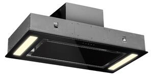Klarstein Remy stropna napa, ugradbena, 90 cm EEK A 620 m³ / h touch LED staklo