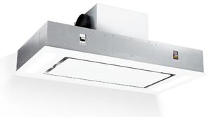 Klarstein Remy, stropna napa, ugradbena, 90 cm, 620 m³/h, 230 W, daljinski upravljač, bijela