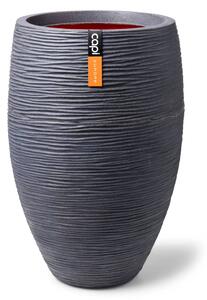 Capi vaza Nature Rib elegantna Deluxe 45 x 72 cm tamnosiva