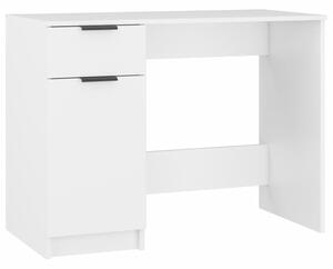 VidaXL Radni stol bijeli 100 x 50 x 75 cm od konstruiranog drva