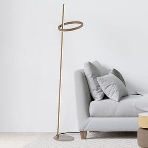 JUST LIGHT. GmbH LED podna lampa Ritus pijesak, željezo, prigušivač, 3000 K, prigušiva, Bež, Dnevni boravak/blagovaonica, Metal