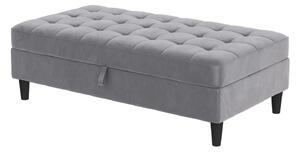 Meka klupa Tulsa 544, Svijetlo siva, 43x69cm