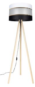 Podna lampa CORAL 1xE27/60W/230V bež/crna/bijela/zlatna