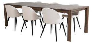 Blagovaonski set Dallas 4079, 75x95cm, Hrast