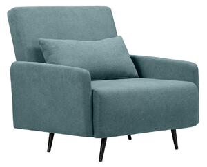 Fotelja Denton 1168, Tirkiz, 88x87.2x89cm, Noge: Metal