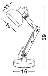 LILA STOLNA LAMPA E27 /IP20/CRNA NL671602