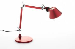 TOLOMEO MICRO STOLNA SVJETILJKA CRVENA E14 ARTEMIDE SA POSTOLJEM AR011810