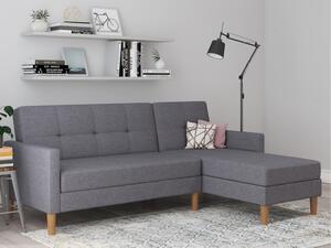 Kutna garnitura Denton 1179, Siva, 82x212x153cm
