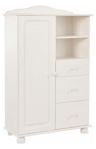 Komoda Fenlaru 109, Bijela, 125x80x34cm, Bor