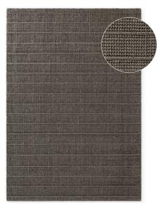 Tamno sivi/tamno smeđi ručno rađen vunen tepih 80x150 cm Camden Parker – Ted Baker