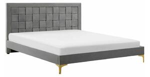 Krevet Berwyn 639, Siva, 97x147cm, Bor