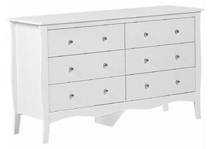Komoda Berwyn 802, Bijela, 75x130x40cm