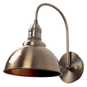 Mjedena zidna lampa ø 21 cm Varzan – Opviq lights