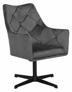 Fotelja Berwyn 1118, Tamno sivo, 95x61x73cm