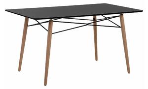 Stol Berwyn 1176, Crna, Svijetlo drvo, 75x80cm, Bukva