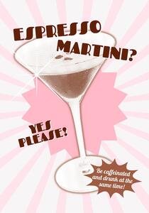 Ilustracija Espresso Martini Yes Please!, Athene Fritsch