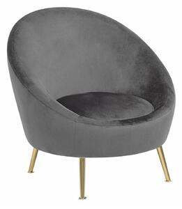 Fotelja Berwyn 1223, Siva, 81x80x76cm