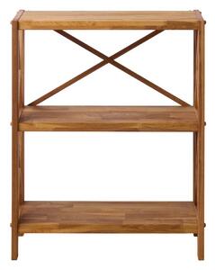 Regal od punog hrasta u prirodnoj boji 70x87 cm X-Shelf – Unique Furniture