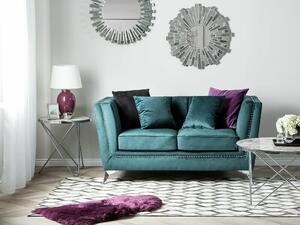Sofa Berwyn 1284, Tirkiz, 77x160x80cm, Eukaliptus