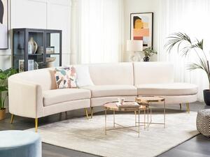 Sofa Berwyn 1312, Beige, 87x350x85cm