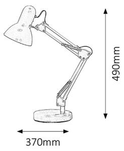 Brilagi - Stolna lampa ROMERO 1xE27/60W/230V crna