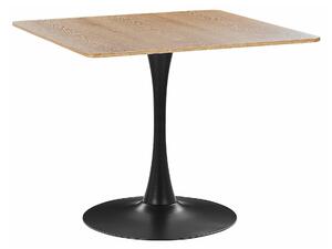Stol Berwyn 1497, Svijetlo drvo, Crna, 74x90cm