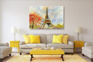Slika Eiffelov toranj u pastelnim bojama