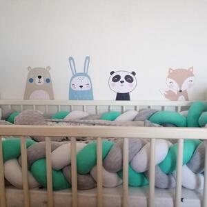 Životinje - tekstilne naljepnice za dječju sobu
