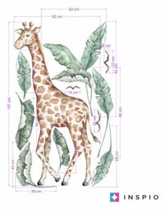 Tekstilne naljepnice - žirafa iz SAFARI svijeta