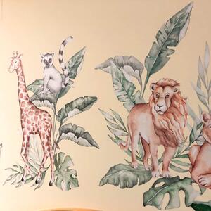 Tekstilna zidna naljepnica - SAFARI životinje iz divljine