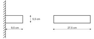 Zidna svjetiljka CEGIELKA 1xE14/12W/230V gips/bijela