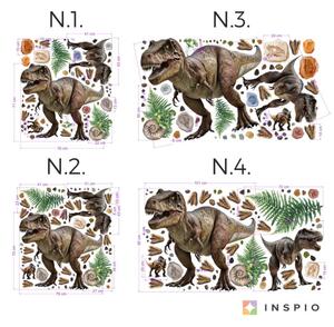 Dinosauri - Naljepnica Triceratopsa i Tiranozaurusa Rexa, Istražite Svijet Dinosaurusa