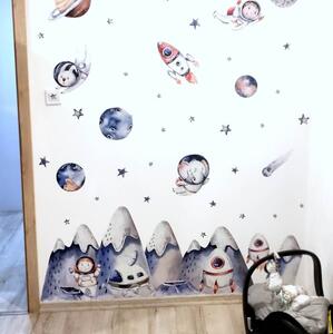Naljepnice za Zid - Astronauti i Svemir za Dječake