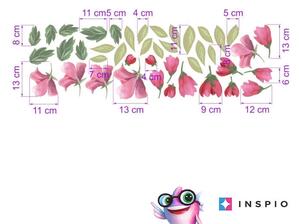 Naljepnice za Zid - Roze Cvjetovi