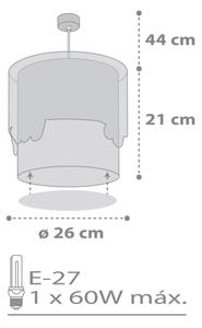 Dalber 61682 - Dječji luster BABY TRAVEL 1xE27/60W/230V