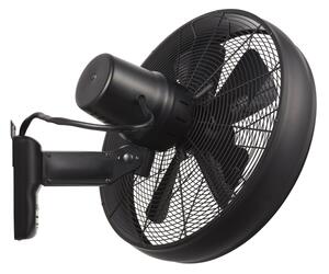 Lucci air 213124 - Zidni ventilator BREEZE 55W/230V crna + DU